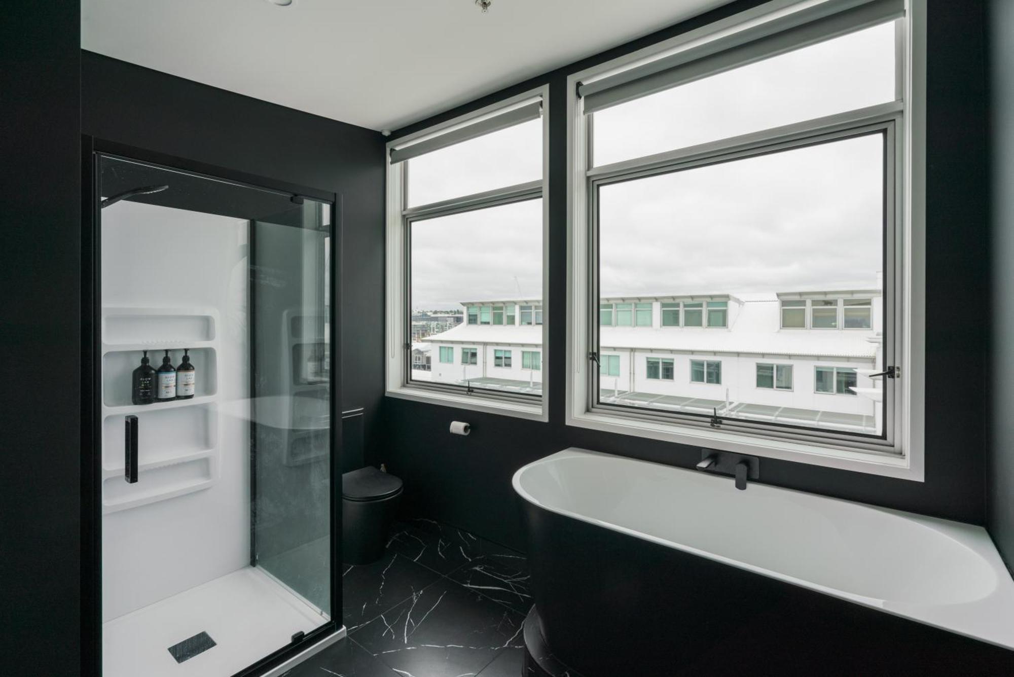 Penthouse Apartment With Stunning Harbour Views Auckland Exterior foto